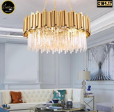 نمای دیگر لوستر کریستالی مدرن ۱۳ شعله مناسب پذیرایی کد C103