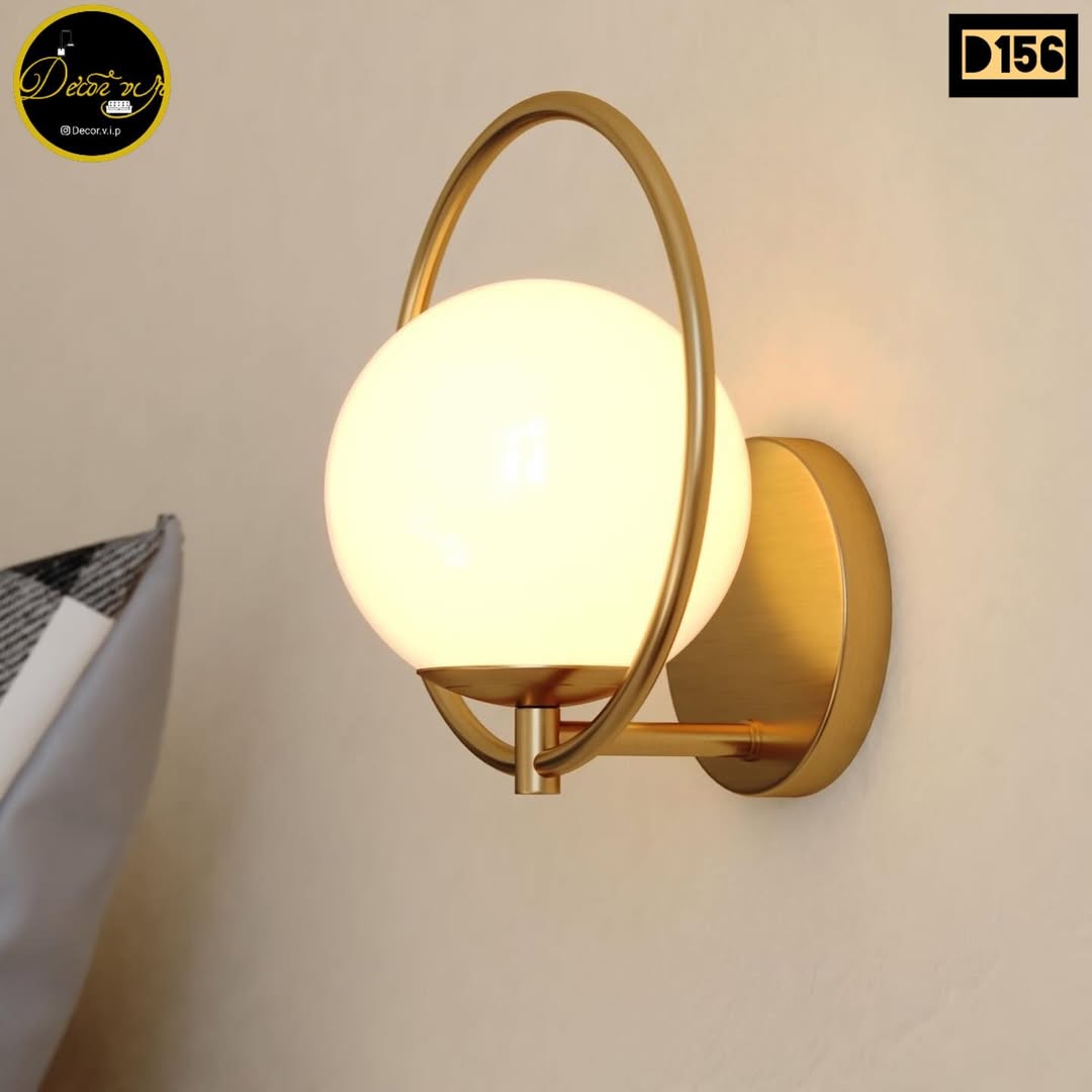 نمای دیگر دیوارکوب حبابی مدرن کد D156