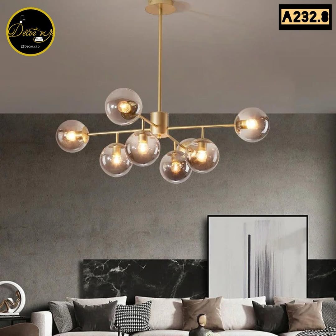 لوستر ۸ شعله پذیرایی و محل کار کد A232