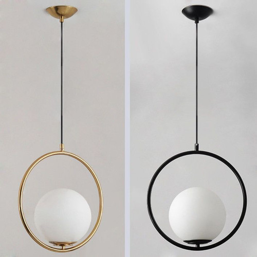 لوستر آویز تک شعله حبابی مناسب برای راهرو آشپزخانه اتاق خواب و کنارتخت