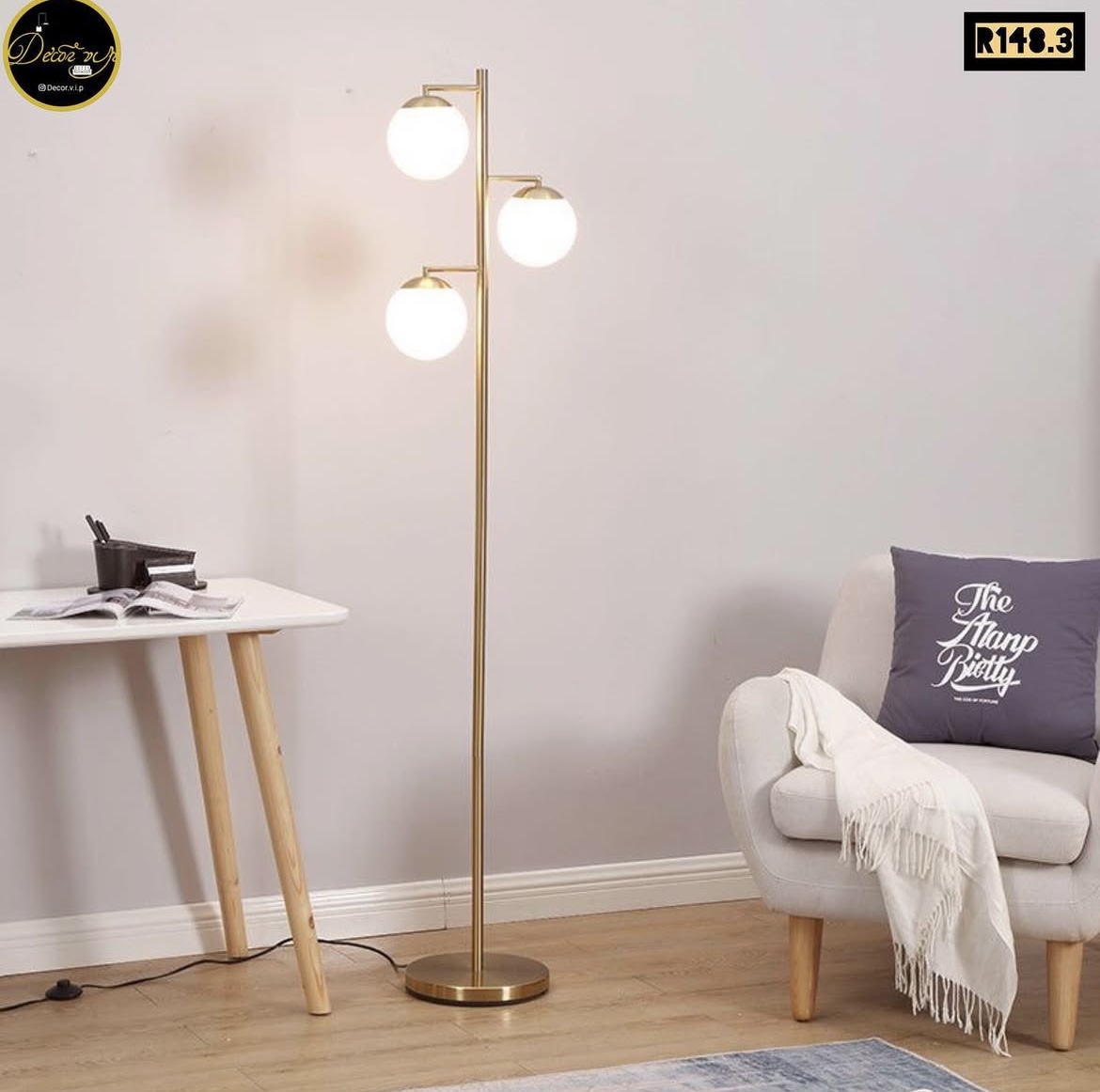 آباژور ایستاده حبابی ۳ شعله