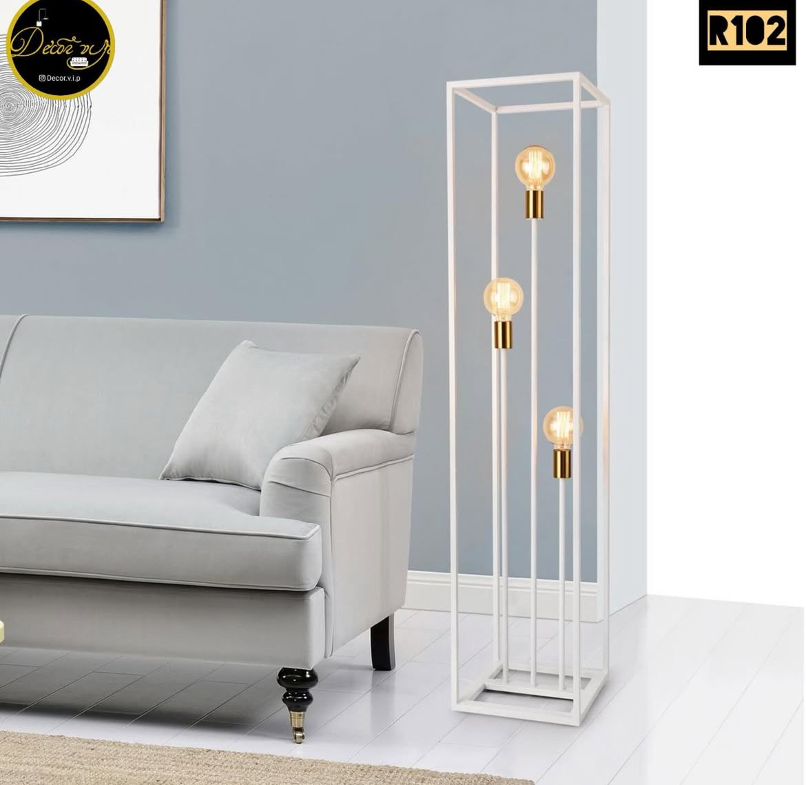 آباژور ایستاده مدرن با نمای خاص کد R102