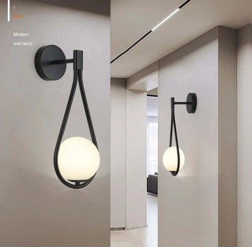 دیوارکوب فلزی اشکی تک شعله