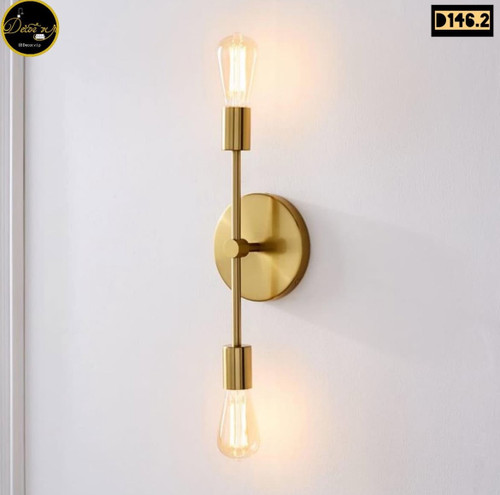 دیوارکوب فلزی مدرن دوشعله