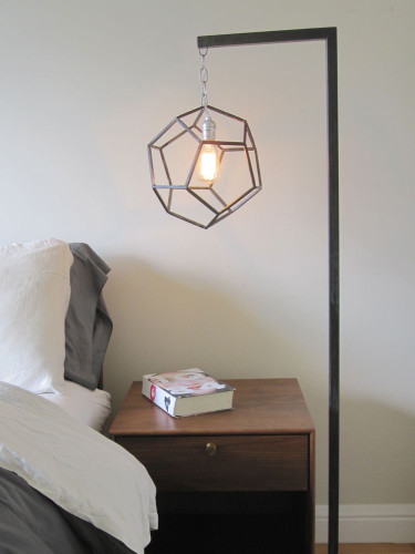 آباژور ایستاده فلزی طرح مدرن