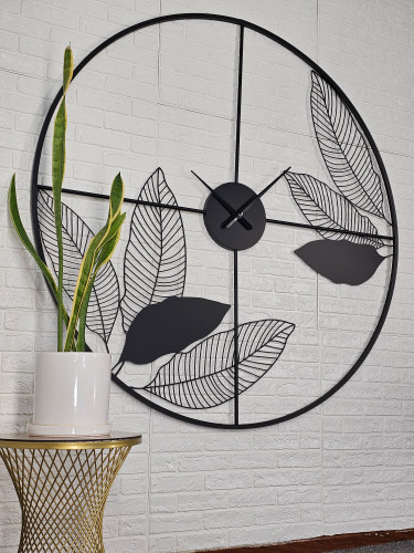 ساعت دیواری قطر ۱۳۰ سانت با موتور آرام گرد