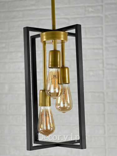 لوستر آویز آشپزخانه و اتاق خواب سه شعله